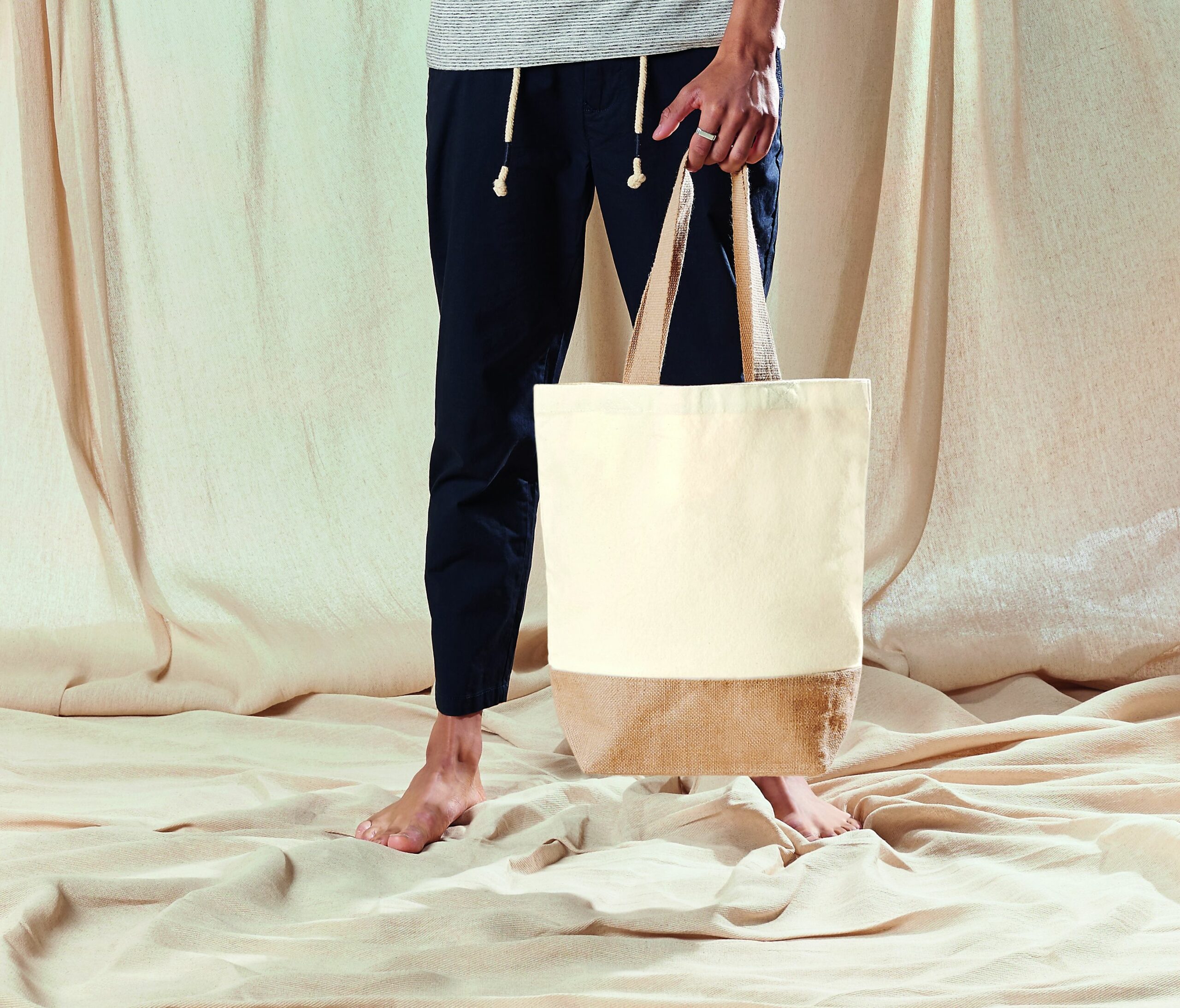jute/canvas shopper